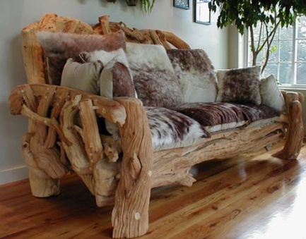 Log furniture